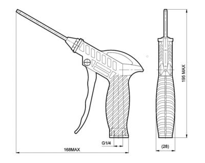 Air Blow Gun Drawing