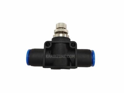 Pneumatic Flow Control Valve Backside