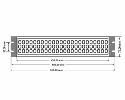 CNC Machine Work Lamp - 10 Watts - Dimensions