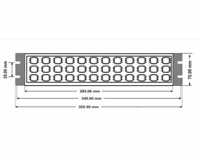 CNC Machine Work Light - 7 Watts Dimensions